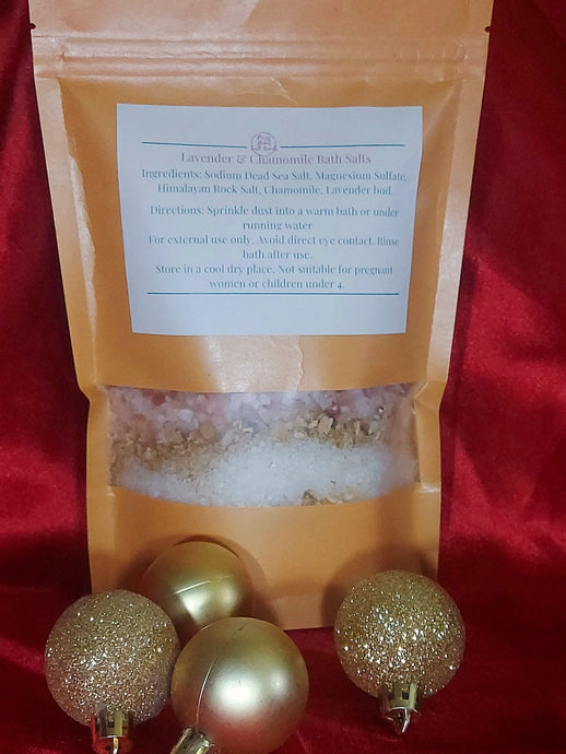 Lavender & Chamomile Bath Salts Frizzbombbathbombs