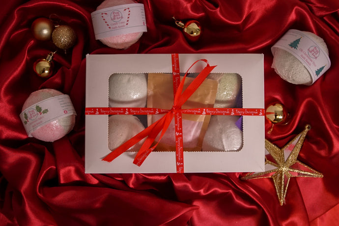 Festive Gift Set Frizzbombbathbombs